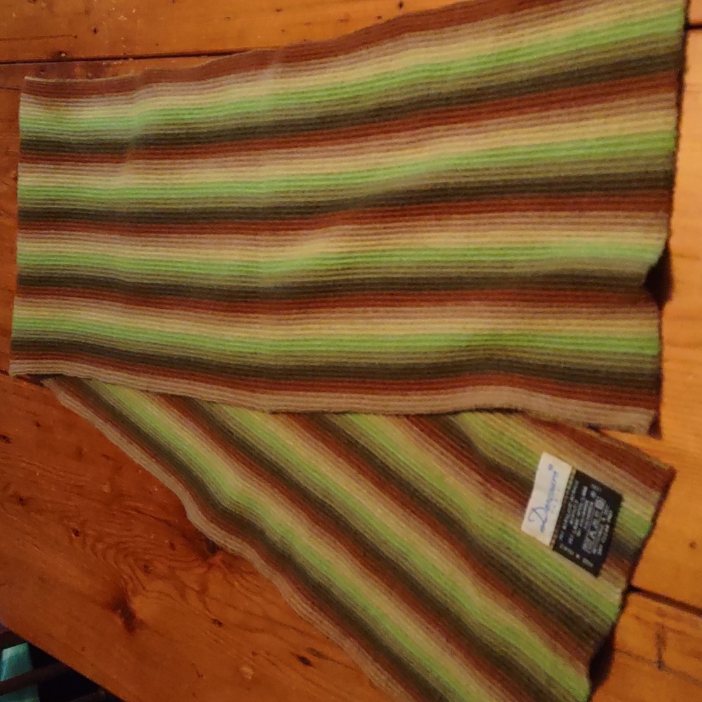 Descours Paris greens and browns lovely scarf